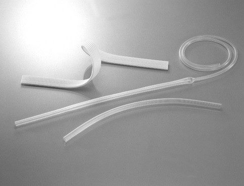 Tubo penrose de silicón de 1/4 x 50cm paquete con 5 piezas