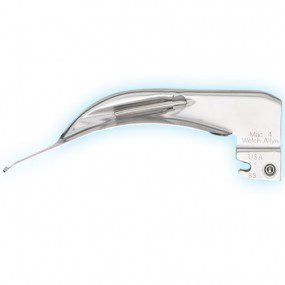 Hoja para laringoscopio curvo Macintosh 4 de fibra óptica