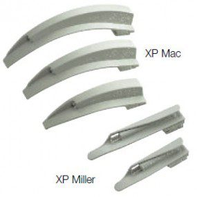 Juego de 5 hojas para laringoscopio desechables de repuesto para estuche F-001.22.815