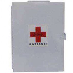 Botiquín de lamina chico "Mediplate I" equipado