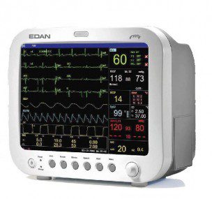 Monitor de signos vitales de 5 parametros pantalla de 12", Edan M9