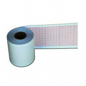 Papel para ECG rollo de 50 mm x 30 mts verde caja c/10