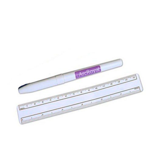 Marcador quirúrgico fino con regla caja con 20 piezas