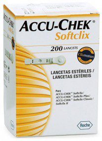 Lancetas para Accu-Check Softclick con 200 piezas