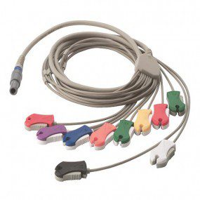 Cable de paciente 10 puntas tipo clip para ECG en stress (SE-PRO-600)