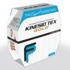 Cinta para correccion muscular kinesio gold 5.08 cm x 31.39 metros azul nano-touch
