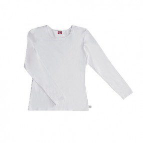 Camiseta manga larga con cuello redondo
