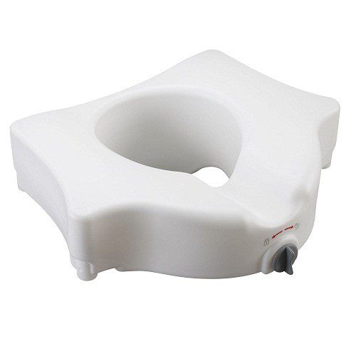 Aumento para inodoro de 5" con llave de fijado