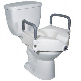 Aumento para inodoro de 5" con agarradera