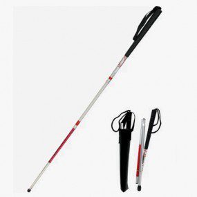 Bastón plegable para invidente con cinta infantil