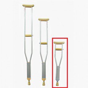Muletas de aluminio infantil altura máxima 71cm