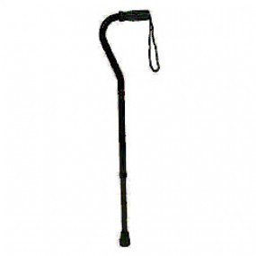 Bastón ajustable curvo