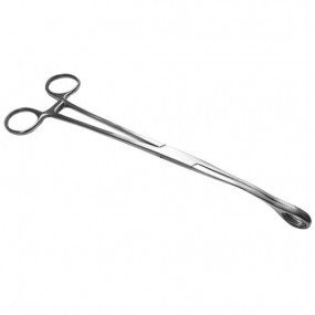 Forester pinza de anillo porta esponja curva 24cm HP