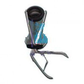 Pinza de traslado de acero inoxidable con porta pinzas