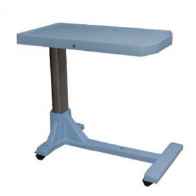 Mesa puente para comer de acero esmaltado y cubiertas de plástico tipo ABS