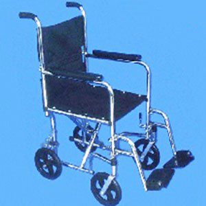 Silla de ruedas para traslado, plegable