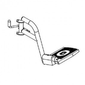 Mecanismo de pedal abatible, juego de 2 piezas