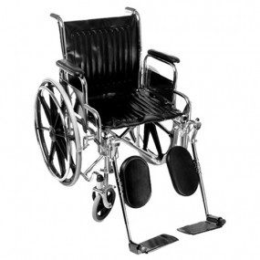 Silla de ruedas suprema cromada