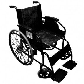 Silla de ruedas esmaltada neumática