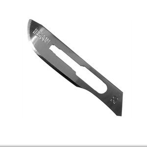 Hoja de bisturí No 20 al alto carbon Caja con 100 pzs