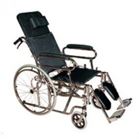 Silla de ruedas reclinable tipo cama