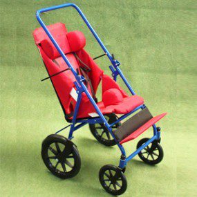 Carreola PCI para infante con paralisis cerebral plegable esmaltada