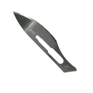 Hoja de bisturí de acero inoxidable No 24 caja c100