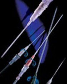 Catéter radial arterial 18ga x 10.8cm paquete con 5 piezas
