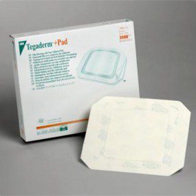 Apósito con cojín Tegaderm+Pad 9x10 cm paquete con 25 piezasApósito con cojín Tegaderm+Pad 9x10 cm paquete con 25 piezas