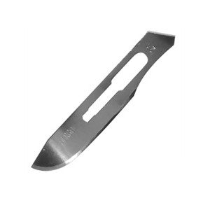 Hoja de bisturí de acero inoxidable No 21 caja c100