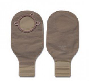 Bolsa drenable beige sin filtro integrado, cierre lock