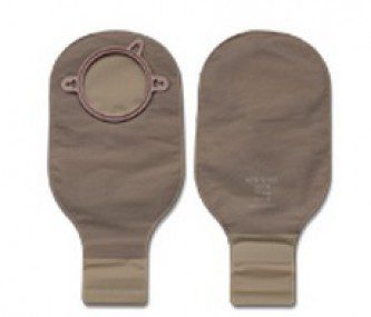 Bolsa drenable opaca con filtro, con presillas y aro de 44mm, con 10 piezas