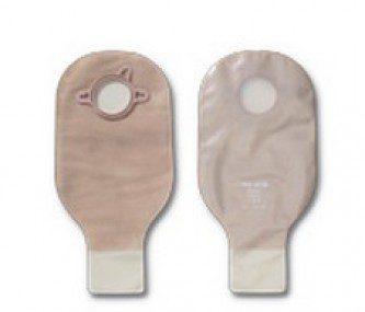 Bolsa drenable transparente,confort y con presillas,aro de 57mm, con 10 piezas