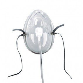 Mascarilla para oxígeno de media concentración adulto, caja con 50 piezas