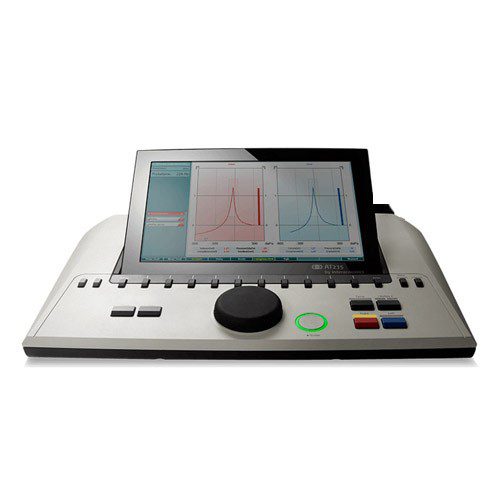 Impedanciómetro automático de oído medio con sonda clínica