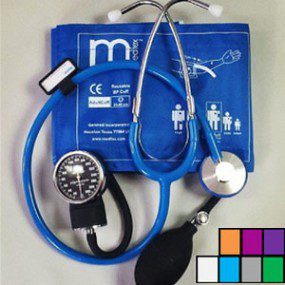 Baumanometro aneroide con estetoscopio sencillo