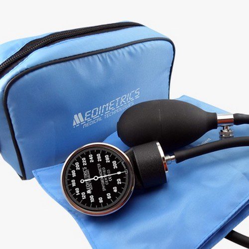 Baumanómetro aneroide de doble manguera con caratula fluorescente