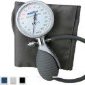 Baumanometro aneroide Medstar tipo palma color gris, azul y negro
