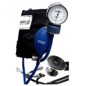 Kit de baumanómetro económico y estetoscopio doble