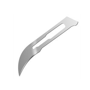 Hoja de bisturí No12 al alto carbon caja con 100 pzs