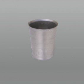 Vaso sencillo 1.20 ml de acero inoxidable