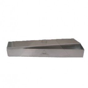 Charola conformada para cateter con tapa 43.5 x 10.5 x 5.5 cm.
