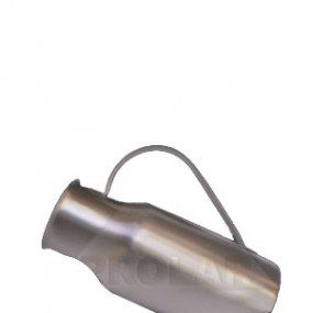 Orinal semi-horizontal de 1.48 lts. de acero inoxidable