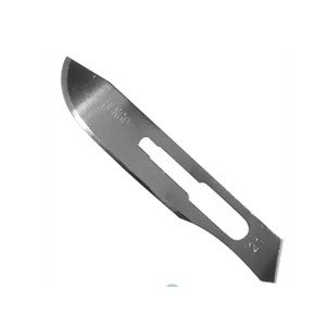 Hoja de bisturí No. 21 al alto carbon caja c100