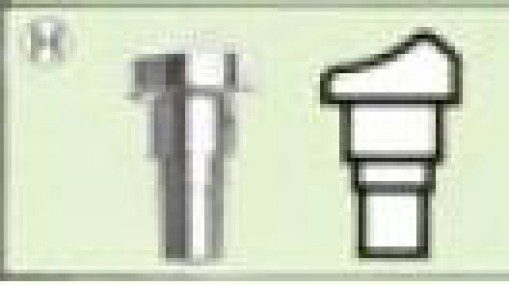 Punta para criocirugia tipo "H" para CR201