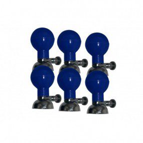 Perillas precordiales para ECG juego de 6 piezas