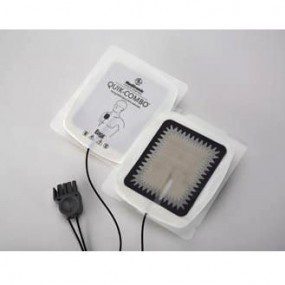 Electrodos de desfibrilación adulto con conector Quick-Combo