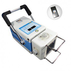 Equipo de rayos X portátil con bateria 1.6 Kw 100 kV 20 mA HF fase sencilla