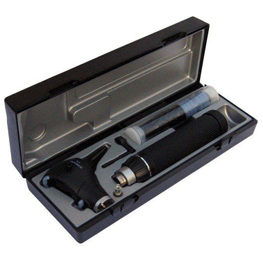 Otoscopio mango para enchufe con rheotronic, cabezal L2 XL 3.5