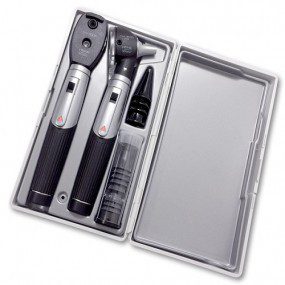 Equipo de diagnostico con Oftalmoscopio mini3000 y Otoscopio de fibra óptica mini3000